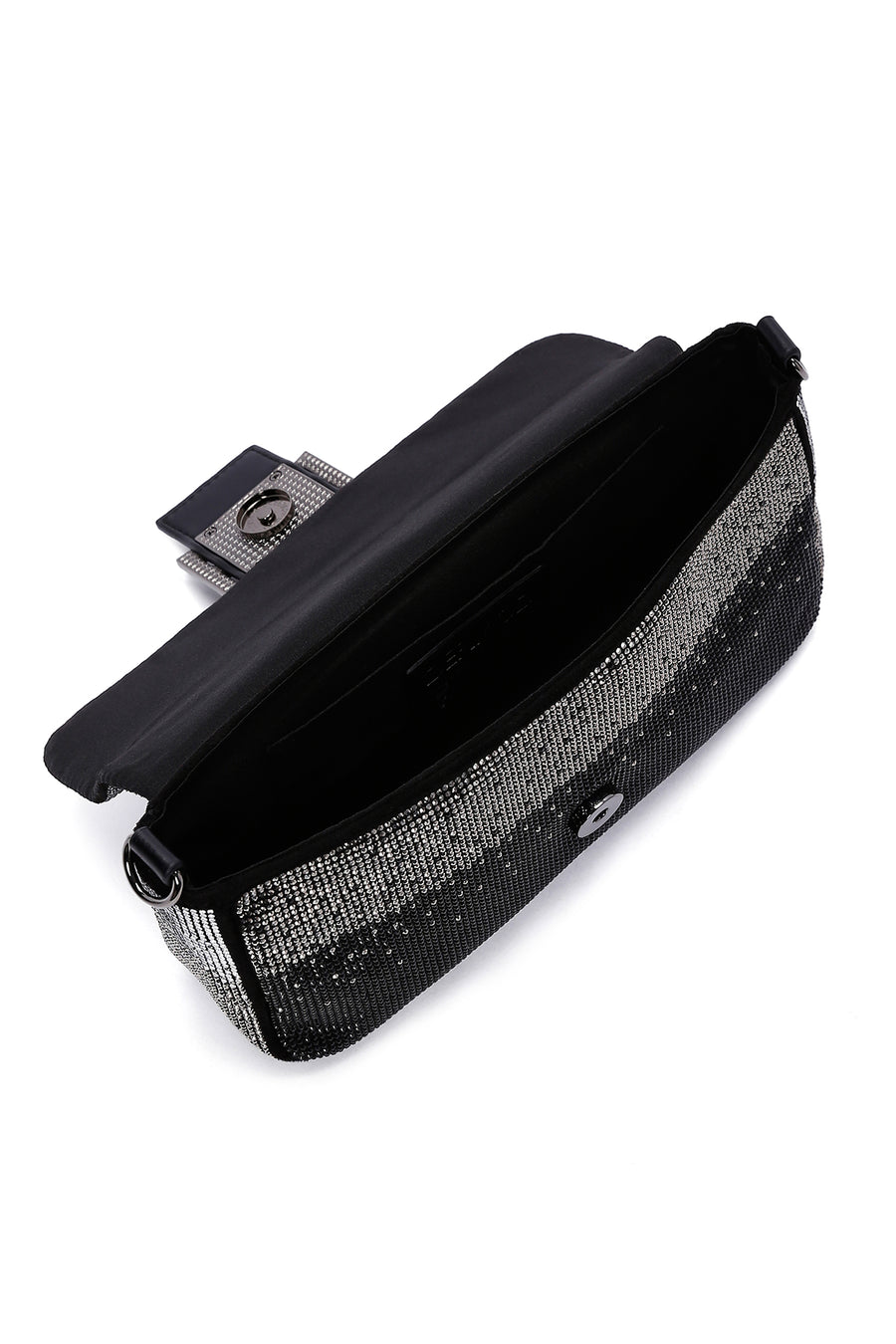 Women's Black Stone Handbag