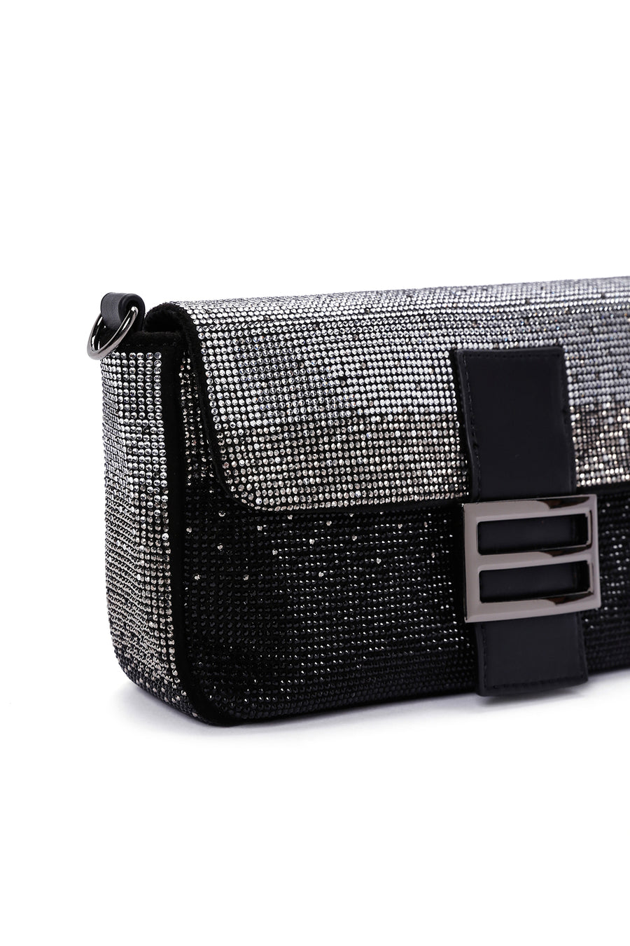 Women's Black Stone Handbag