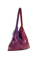 Kadın Mor Metal Desenli Kol Çantası | Derimod