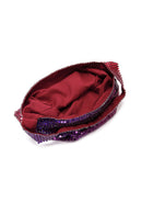 Kadın Mor Metal Desenli Kol Çantası | Derimod