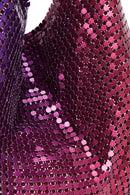 Kadın Mor Metal Desenli Kol Çantası | Derimod