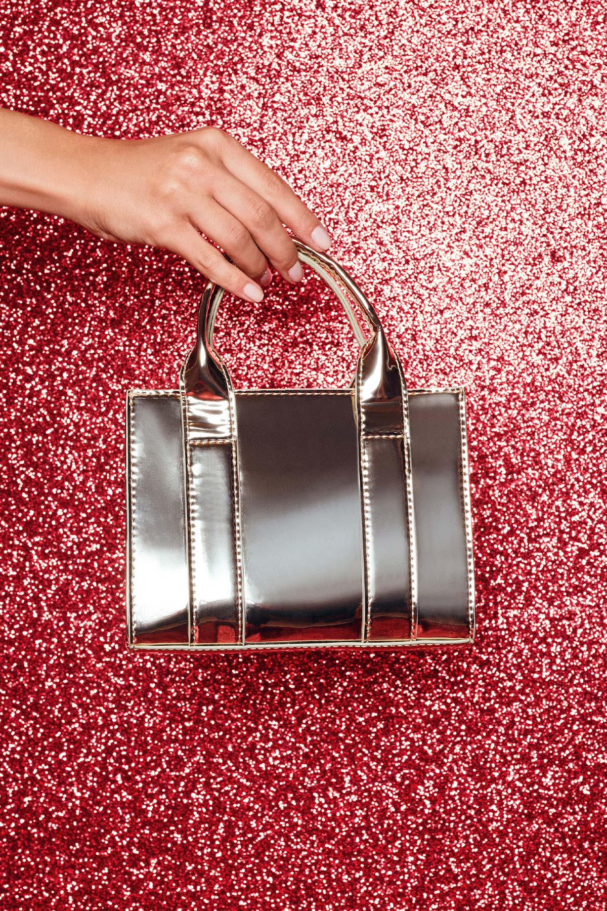 Kadın Altın Metalik Çapraz Çanta 23WBD295632 | Derimod