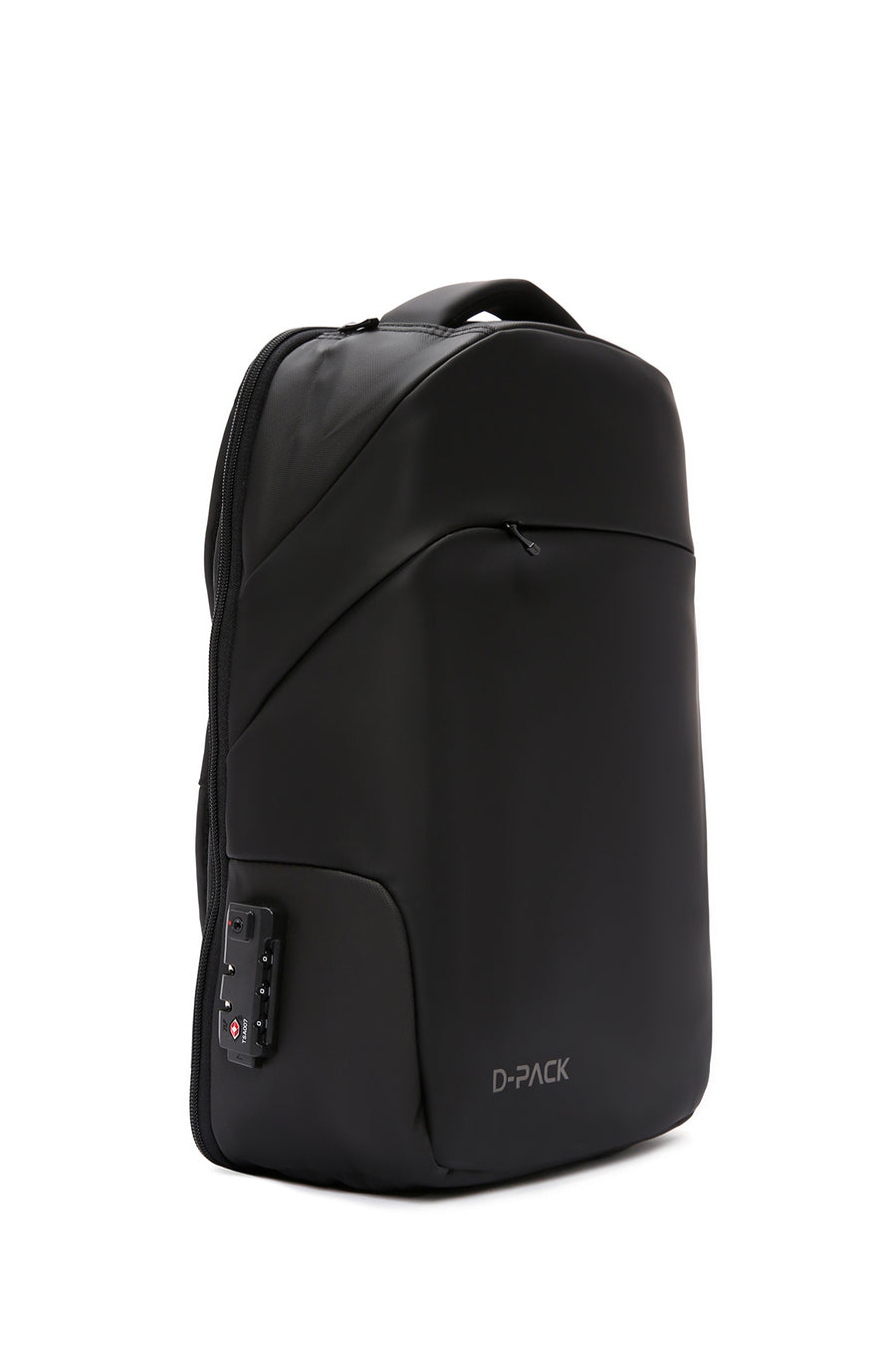 D-Pack Unisex Black Technological Backpack