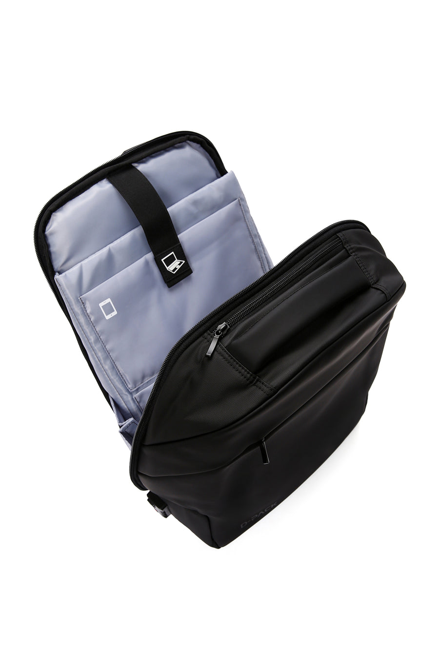 D-Pack Unisex Black Technological Backpack