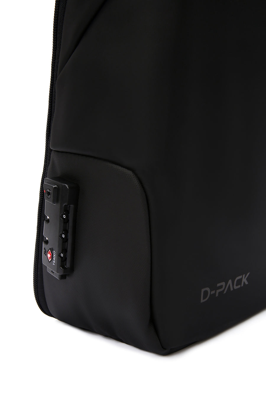 D-Pack Unisex Black Technological Backpack