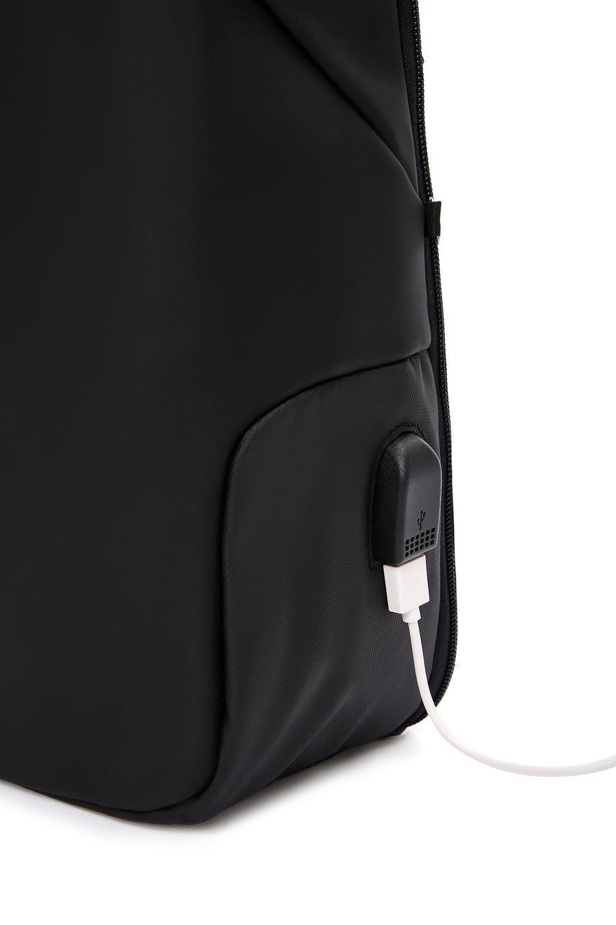 D-Pack Unisex Black Technological Backpack