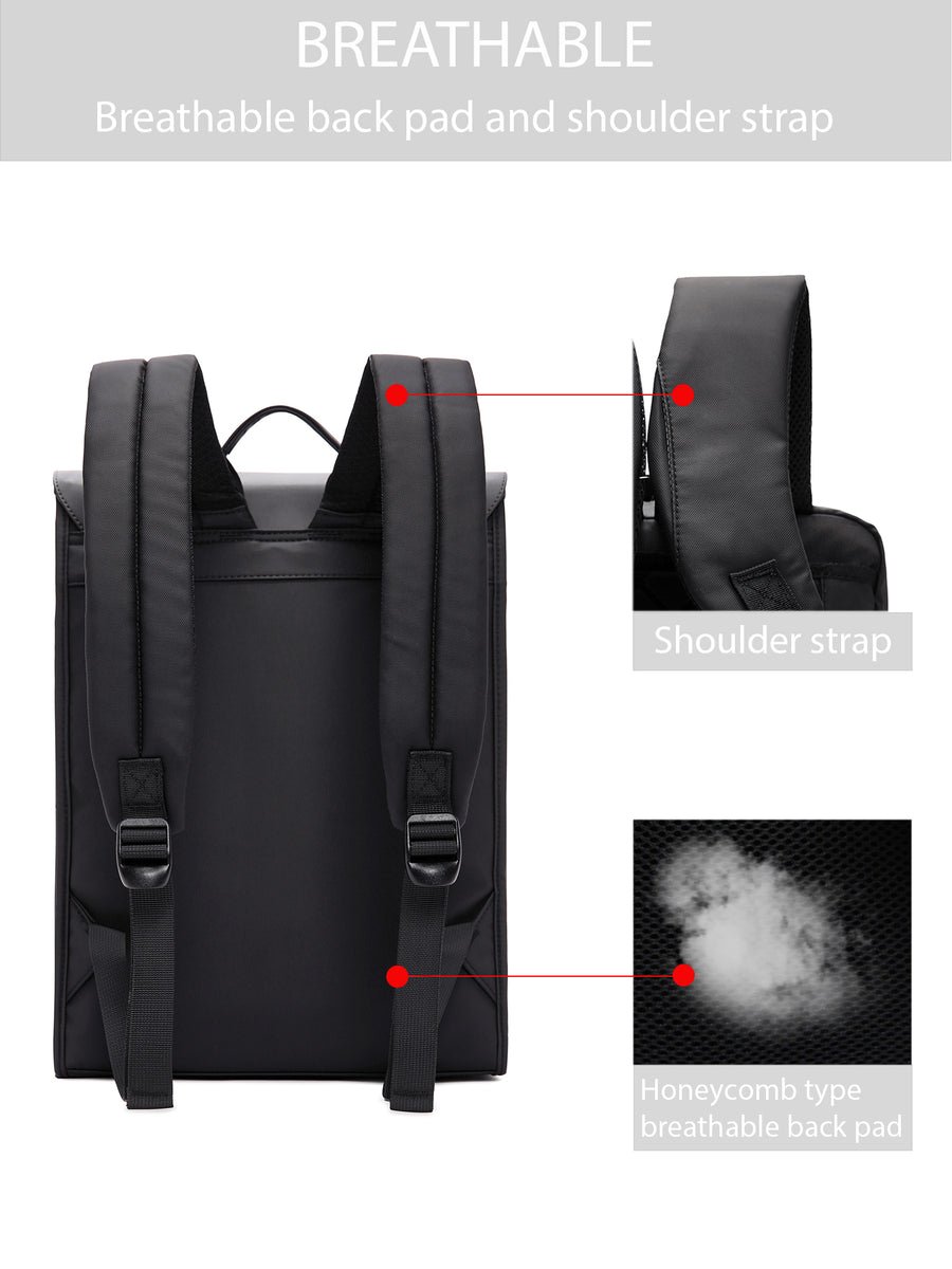 D-Pack Erkek Siyah Kumaş Sırt Çantası
