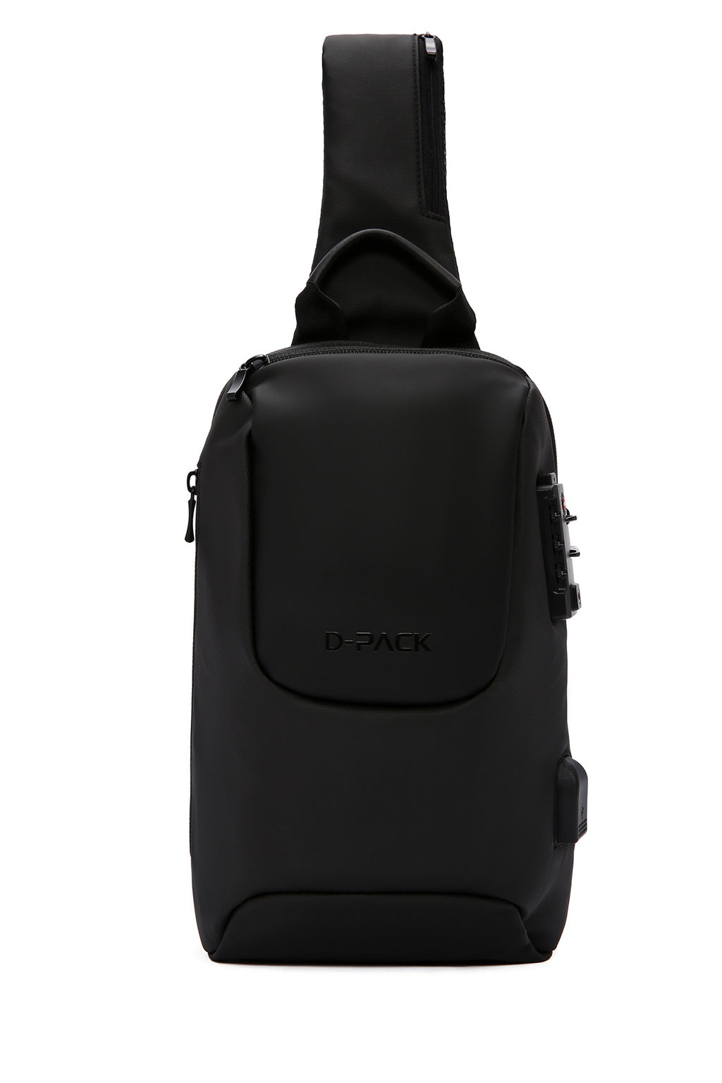 D-Pack Erkek Siyah Teknolojik Çapraz Çanta