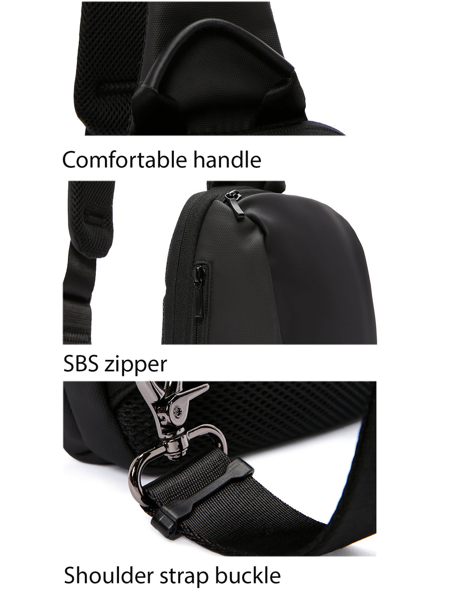 D-Pack Erkek Siyah Teknolojik Çapraz Çanta
