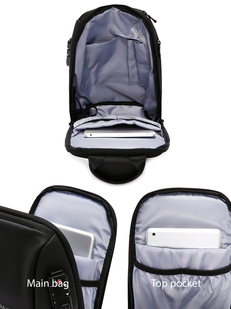 D-Pack Erkek Siyah Teknolojik Çapraz Çanta