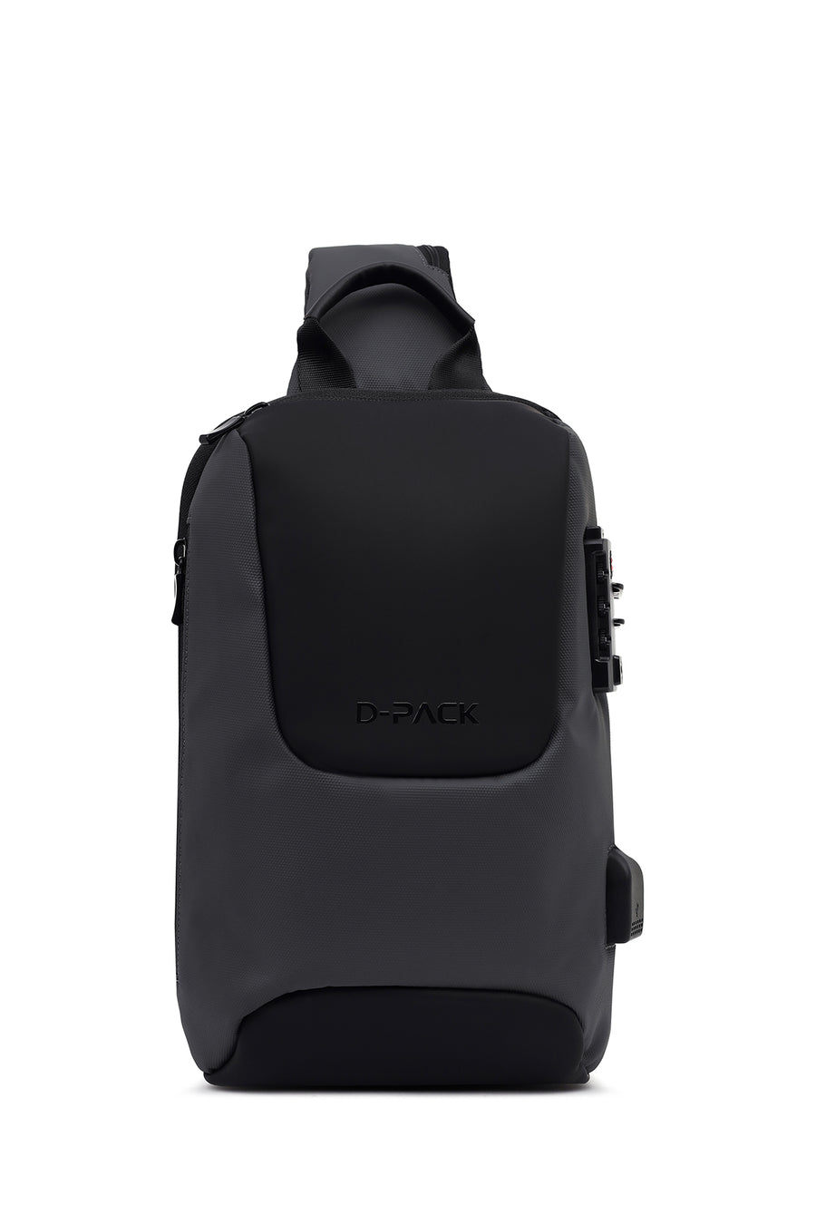 D-Pack Men's Grey Technological Crossbody Bag 23WBD30086F | Derimod