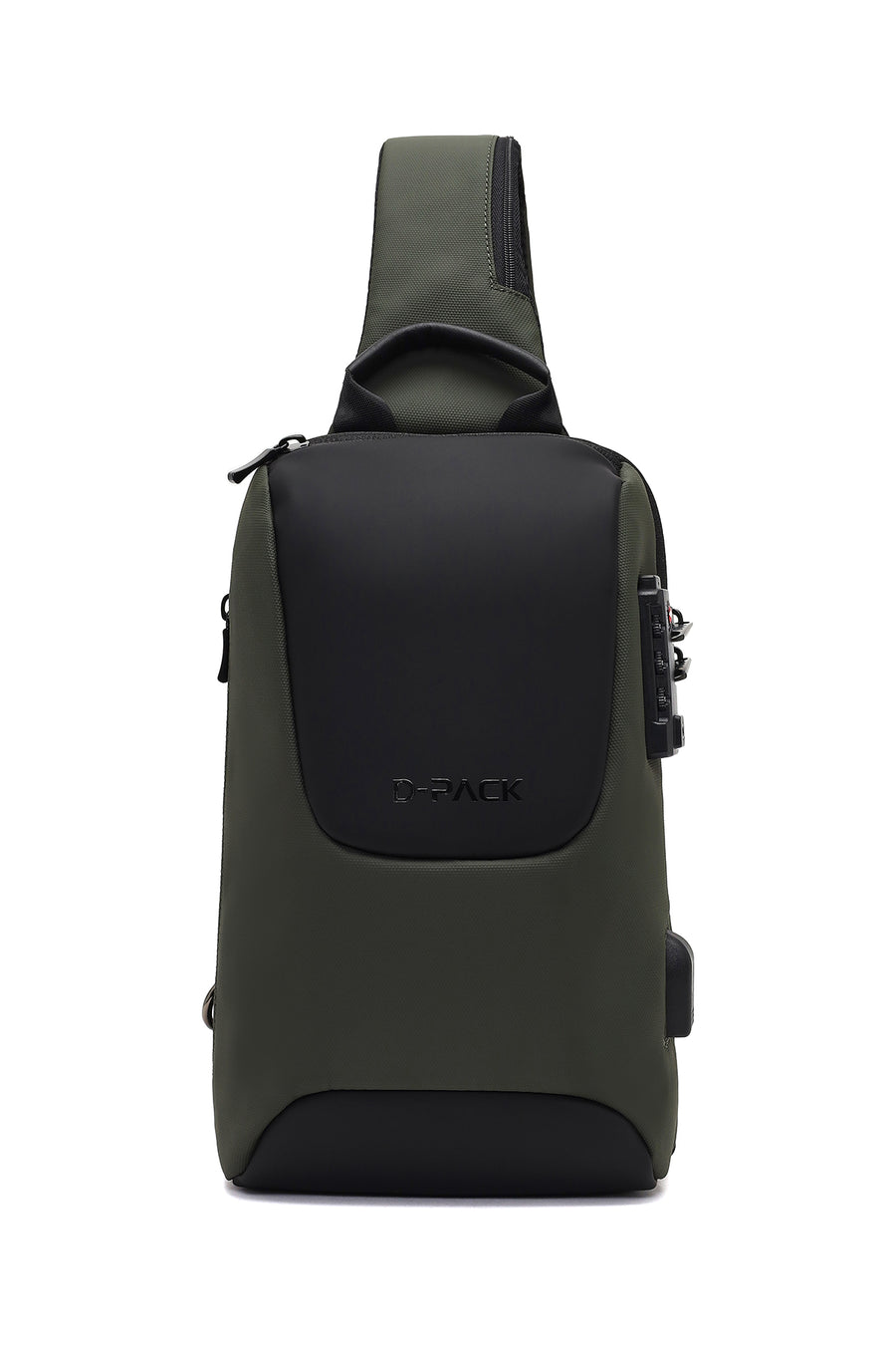 D-Pack Erkek Haki Teknolojik Çapraz Çanta 23WBD30086F | Derimod
