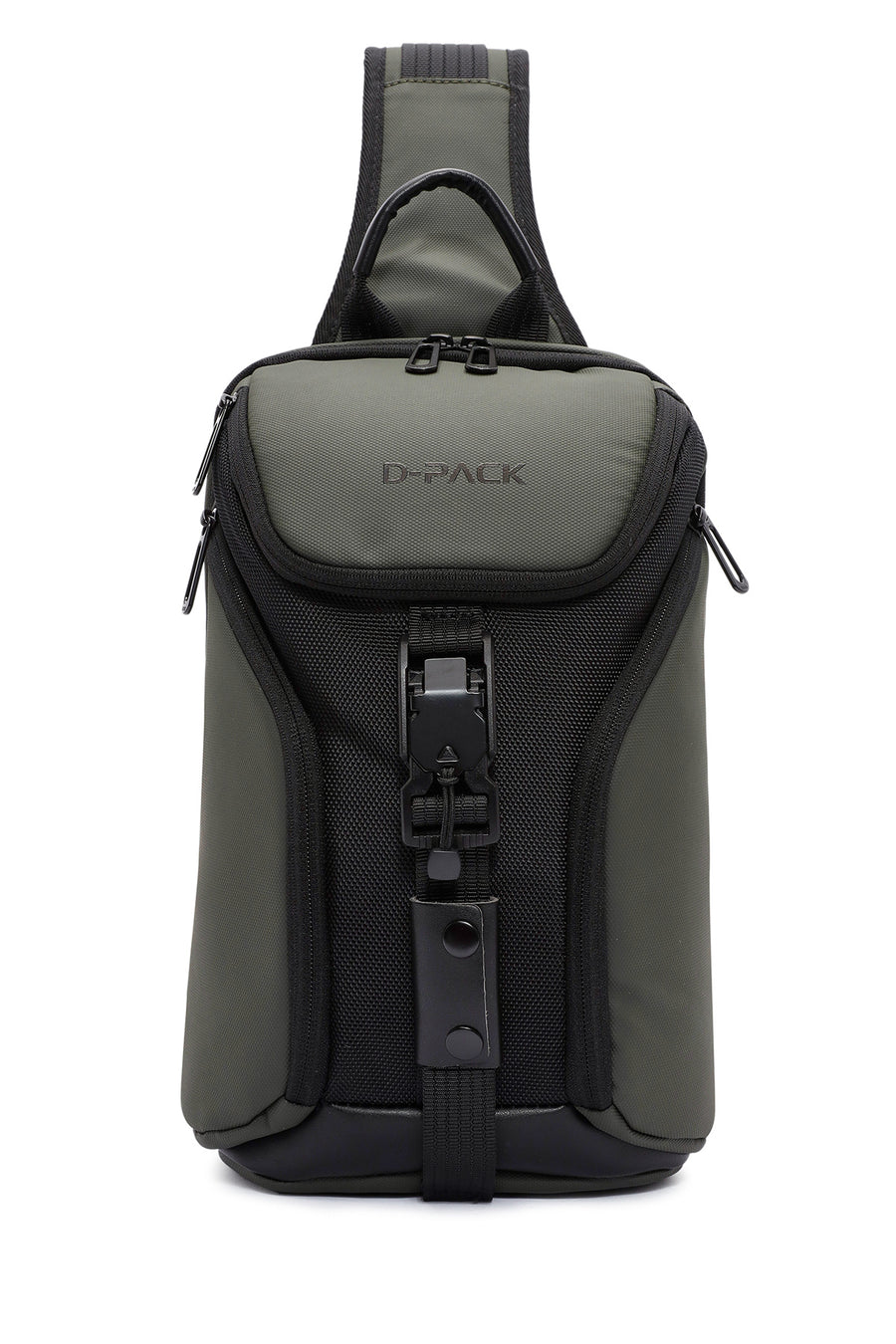 D-Pack Men's Green Long Strap Shoulder Bag 23WBD30096F | Derimod