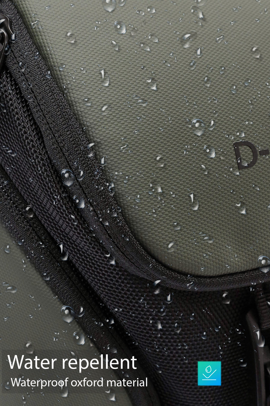 D-Pack Men's Green Long Strap Shoulder Bag
