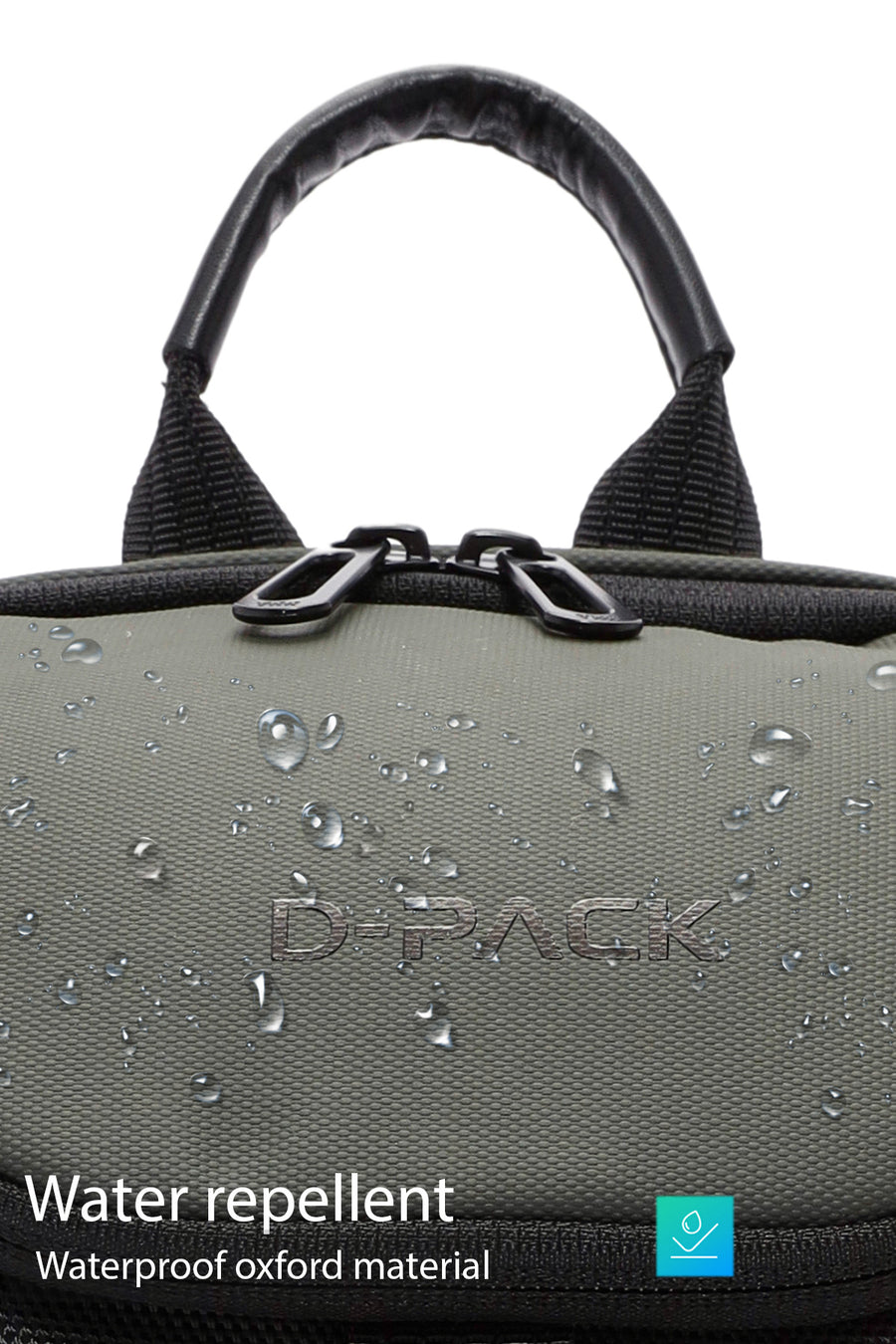 D-Pack Men's Green Long Strap Shoulder Bag