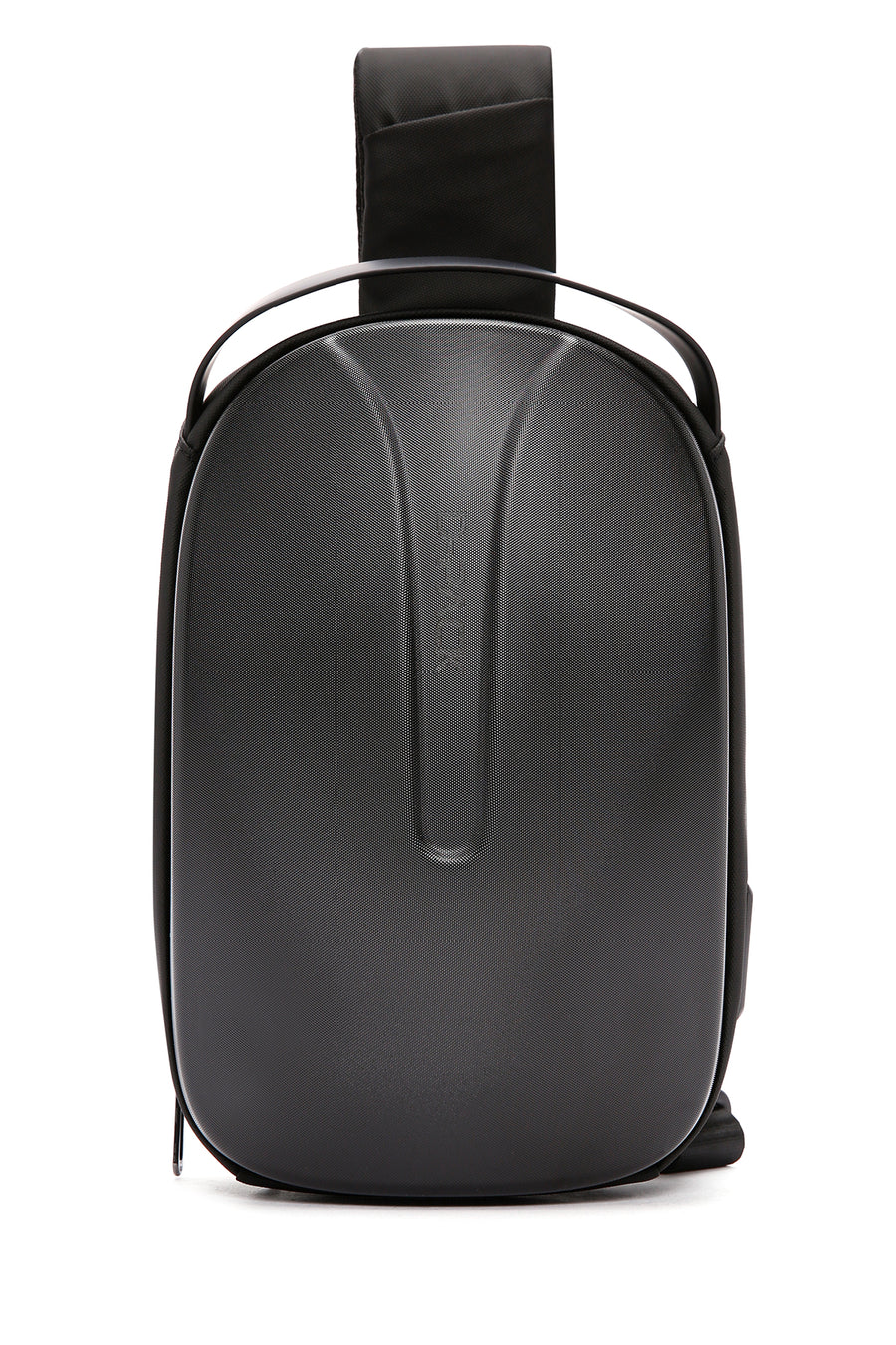 D-Pack Men's Black Technological Hardcase Long Strap Shoulder Bag
