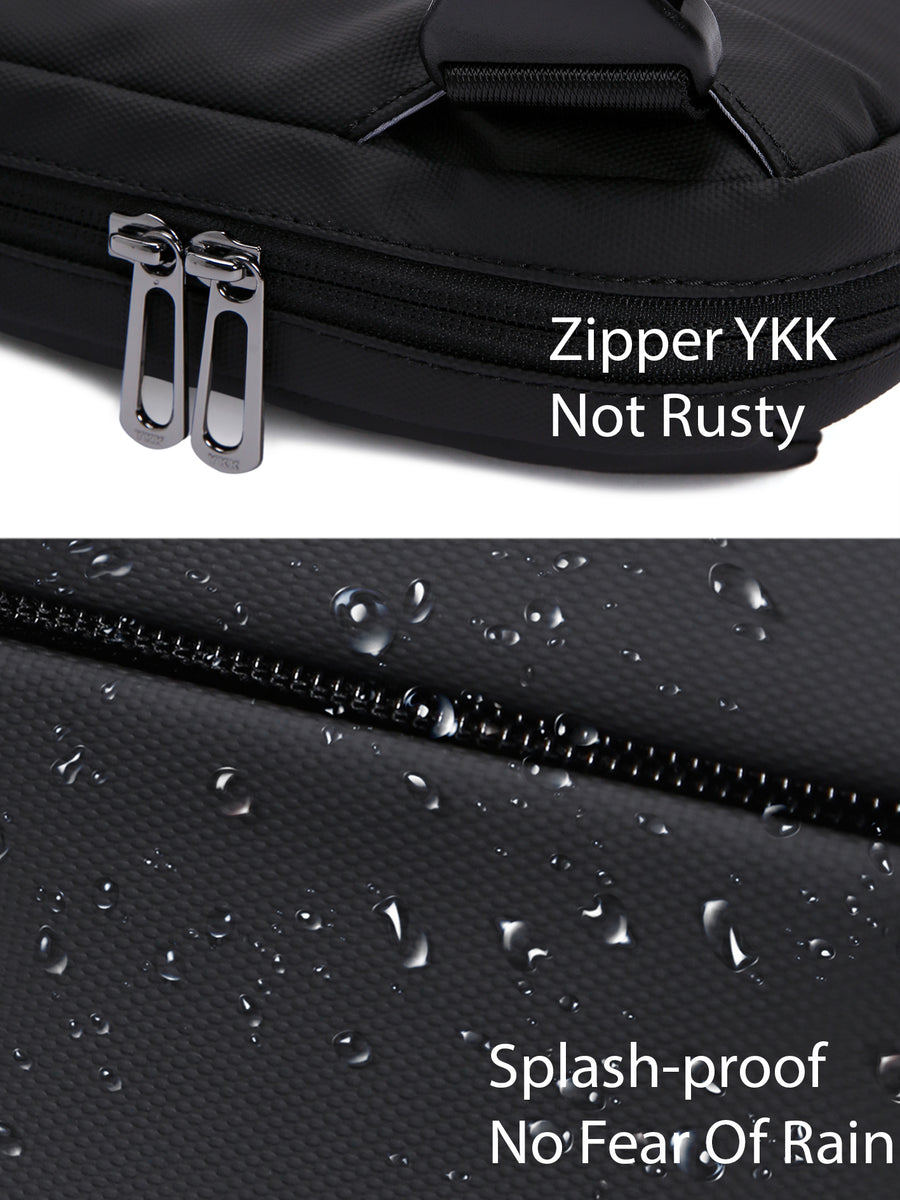 D-Pack Men's Black Waist Bag