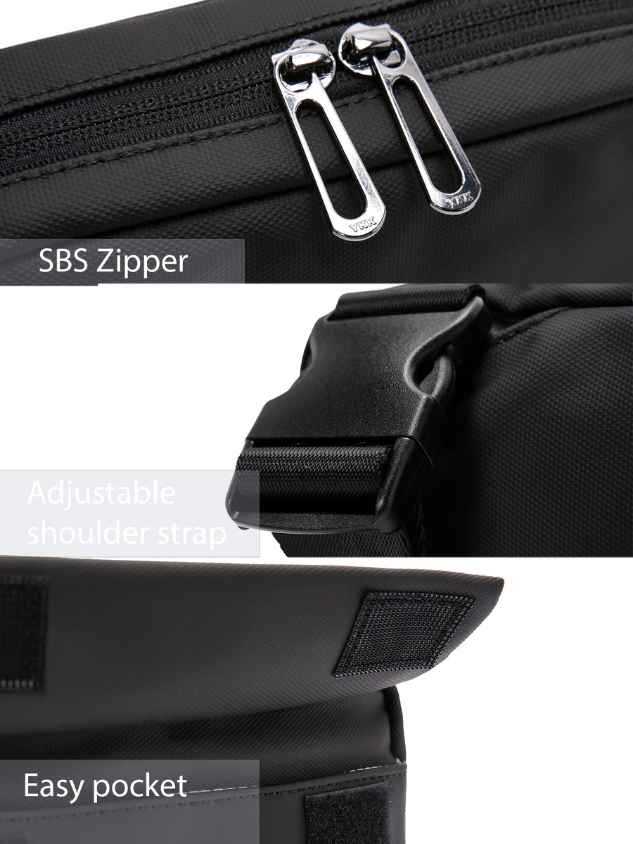 D-Pack Men's Black Waist Bag
