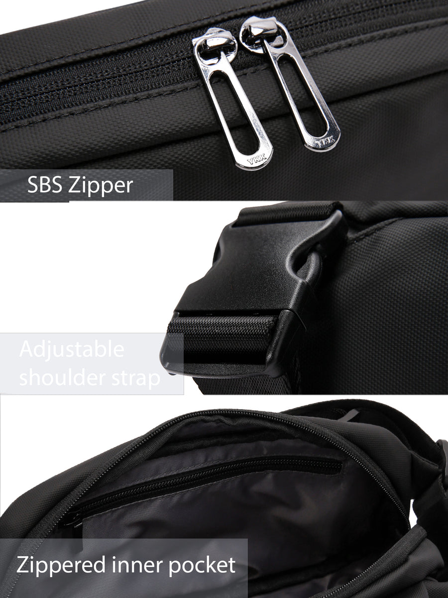 D-Pack Men's Black Waist Bag