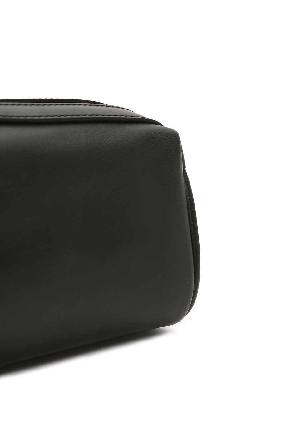 Men's Black Leather Handbag