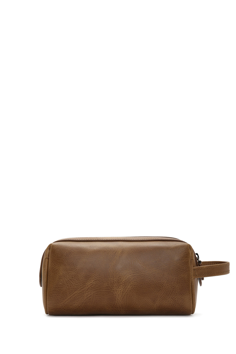Men's Tan Leather Handbag