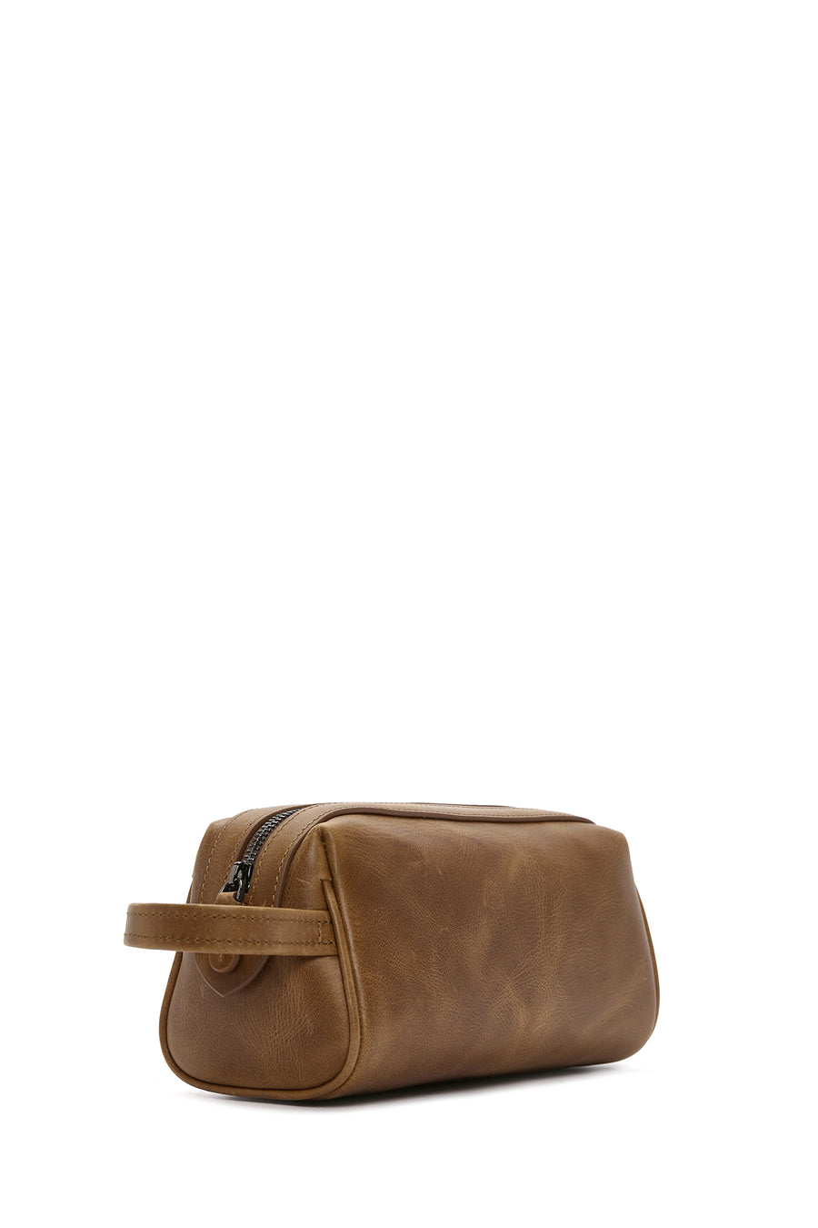 Men's Tan Leather Handbag