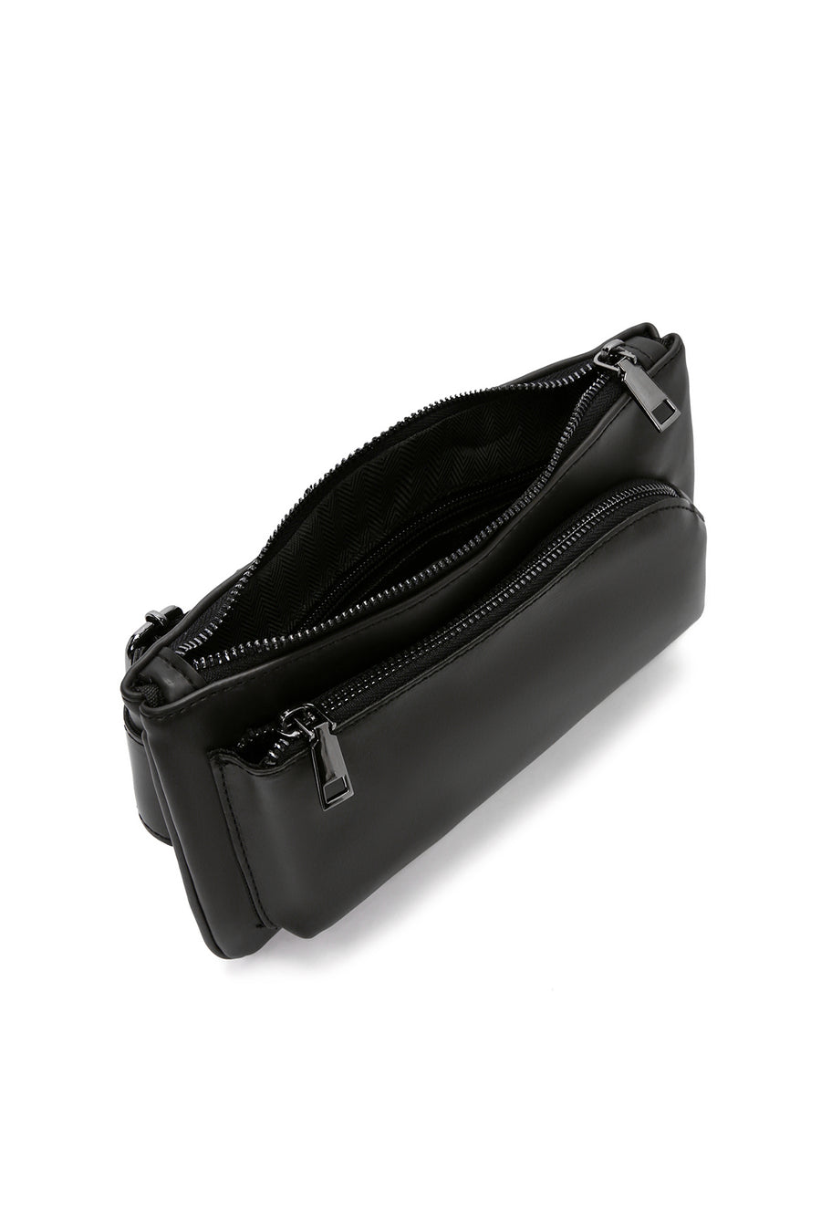 Men's Black Waist Bag