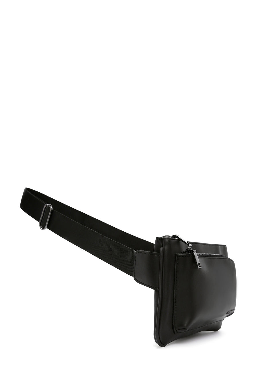 Men's Black Waist Bag