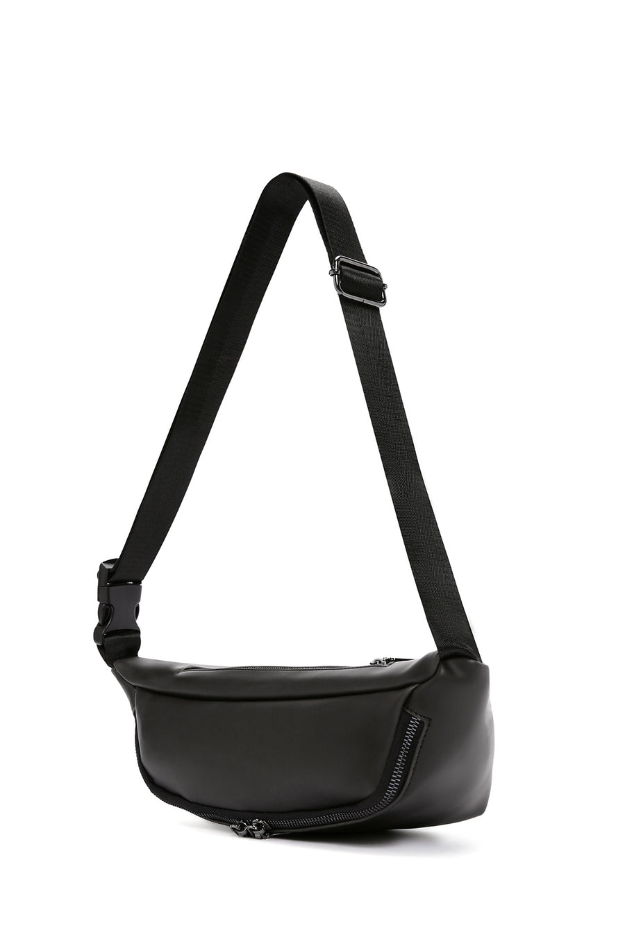 Men's Black Waist Bag
