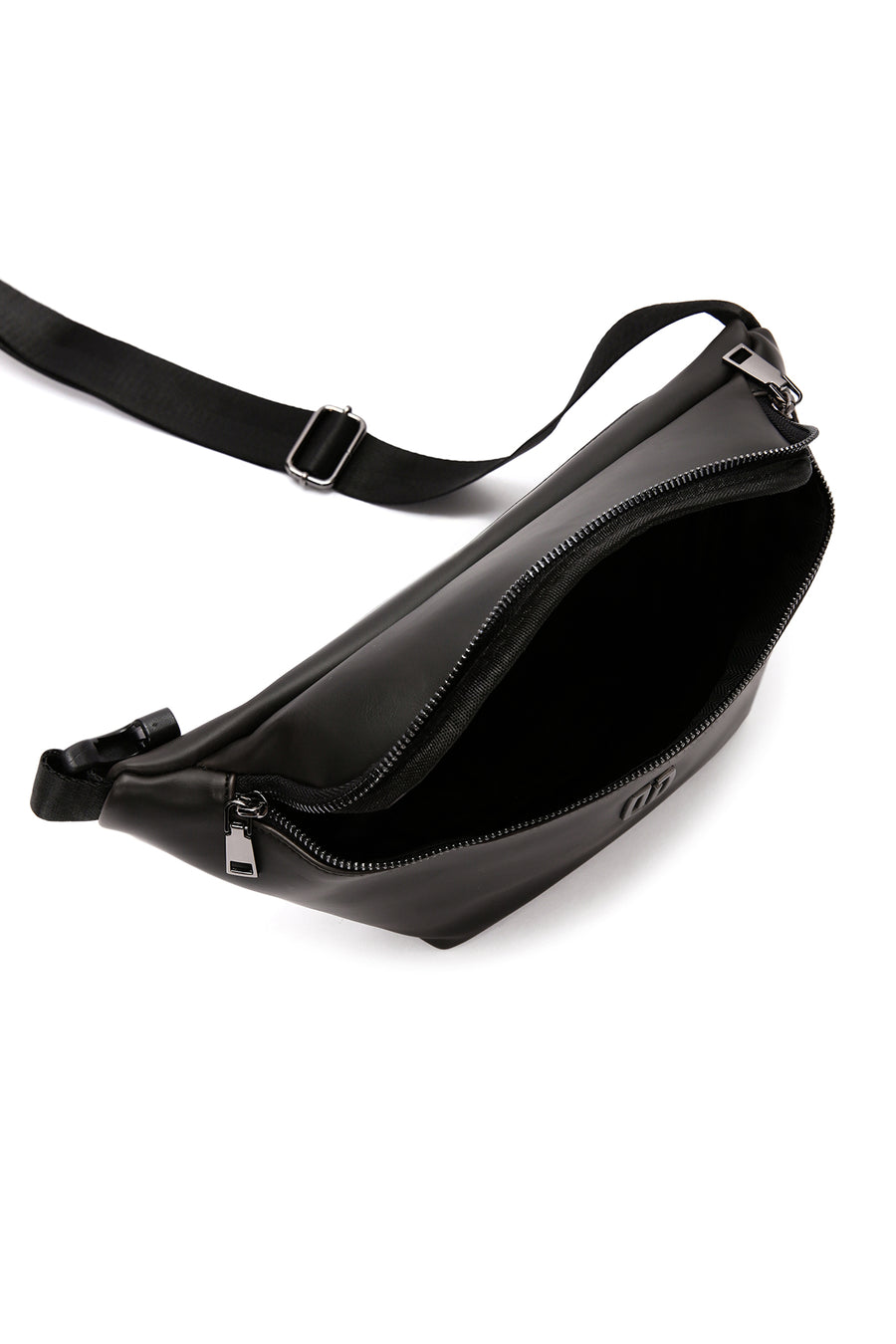 Men's Black Waist Bag