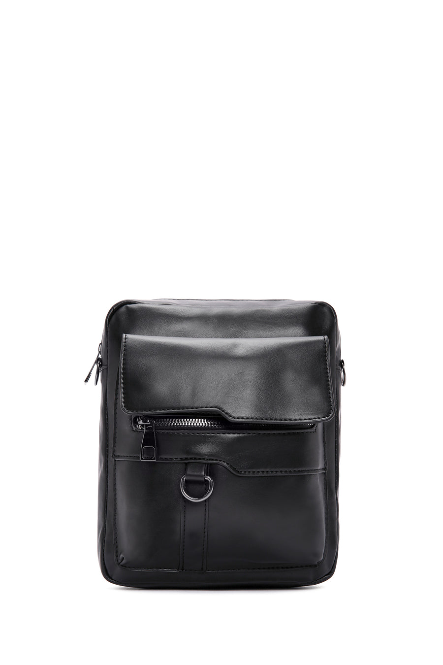 Men's Black Shoulder Bag