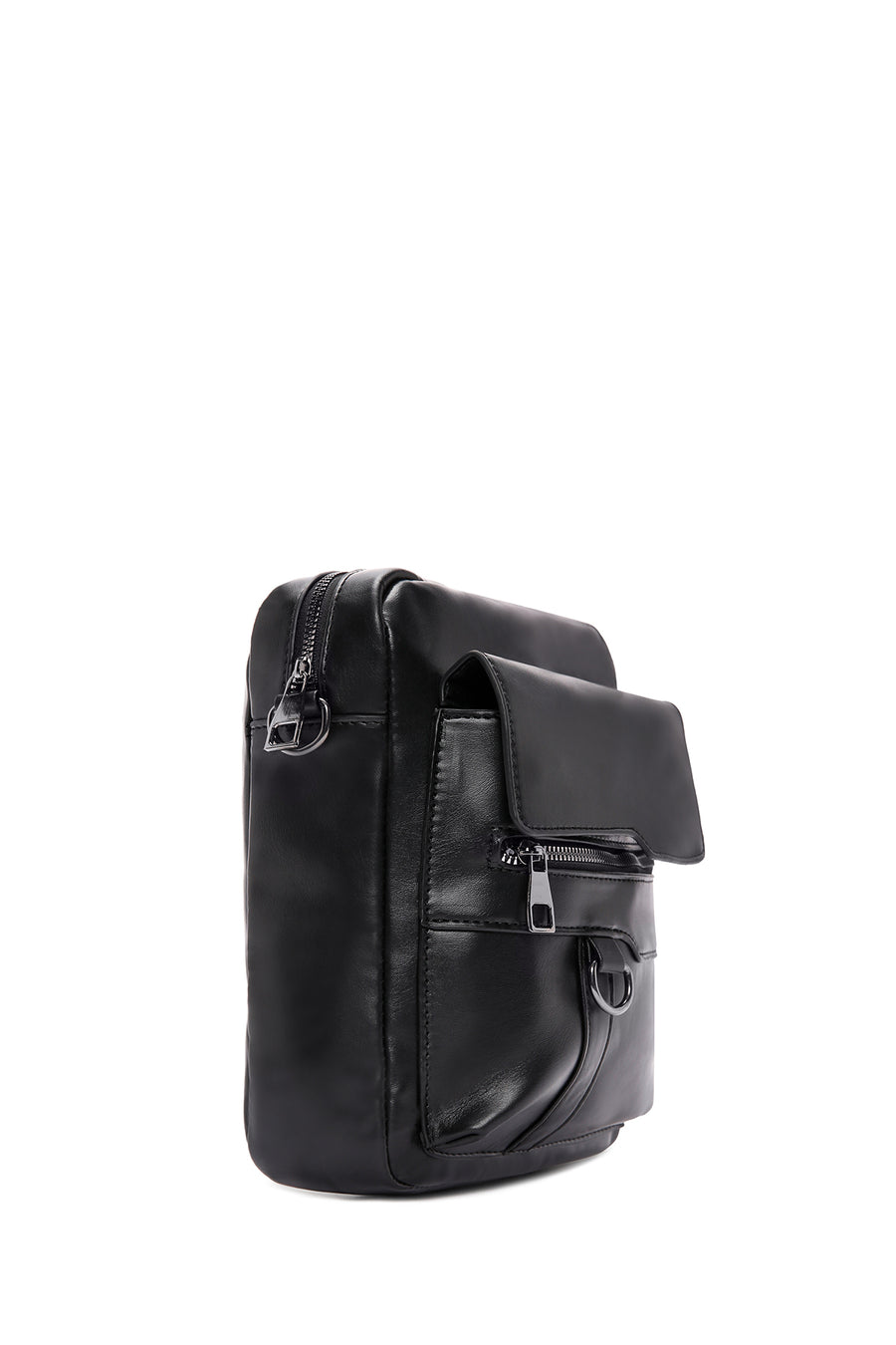 Men's Black Shoulder Bag