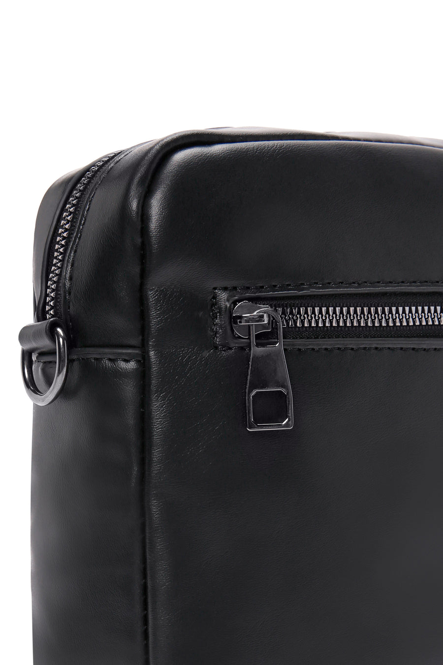 Men's Black Shoulder Bag