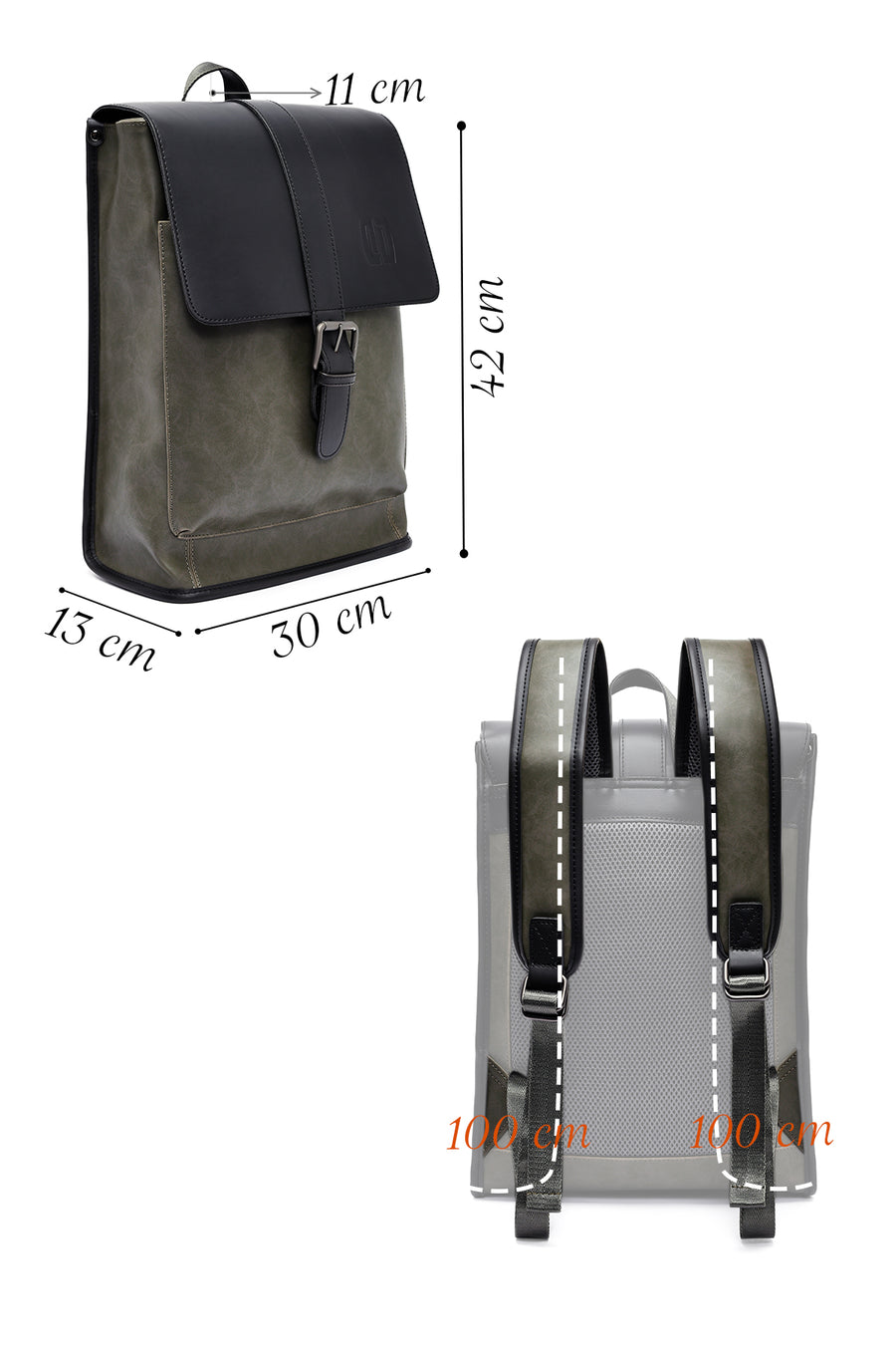 Men's Khaki Backpack