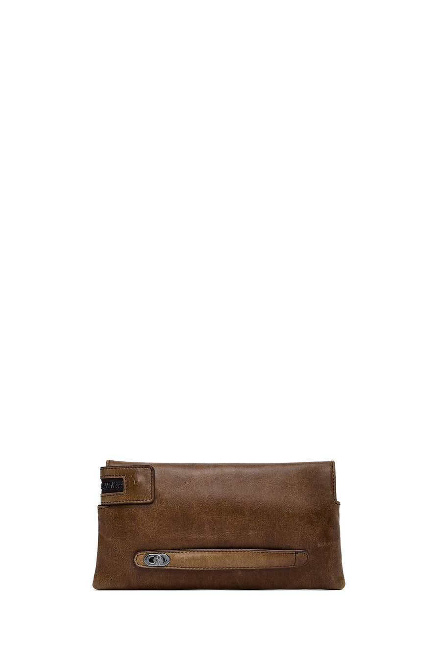 
Men's Brown Leather Mini Handbag
