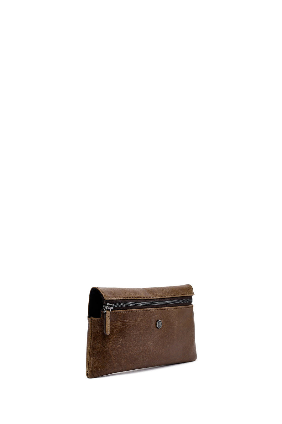 
Men's Brown Leather Mini Handbag
