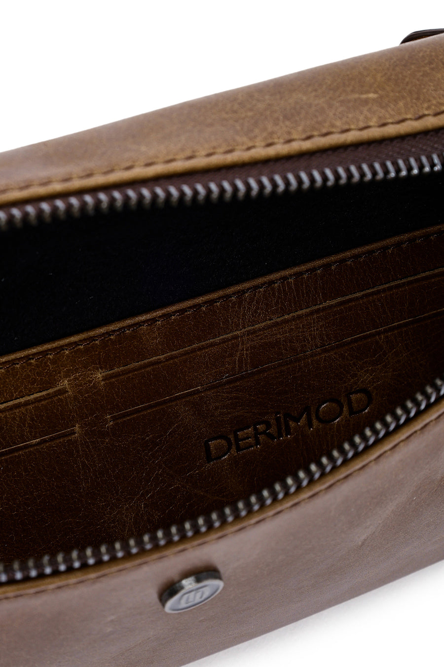 
Men's Brown Leather Mini Handbag
