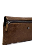 Erkek Kahverengi Deri Mini El Çantası | Derimod