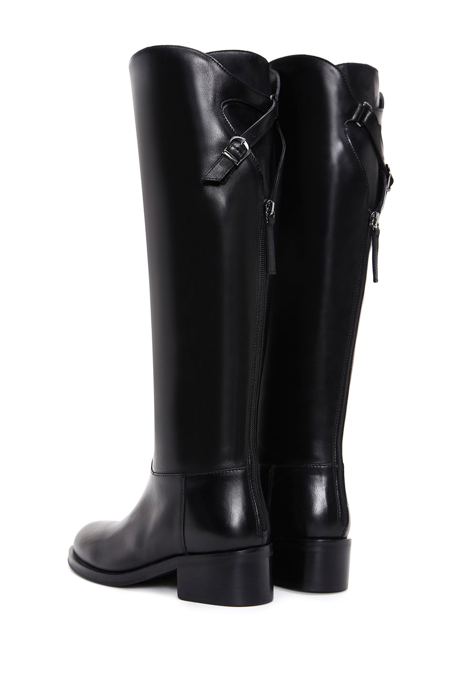 Women's Black Leather Boots