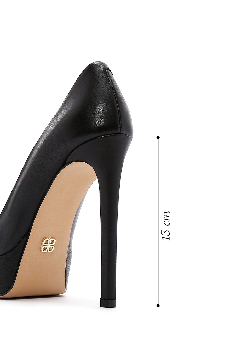 Women's Black Platform Thin Heeled Shoes