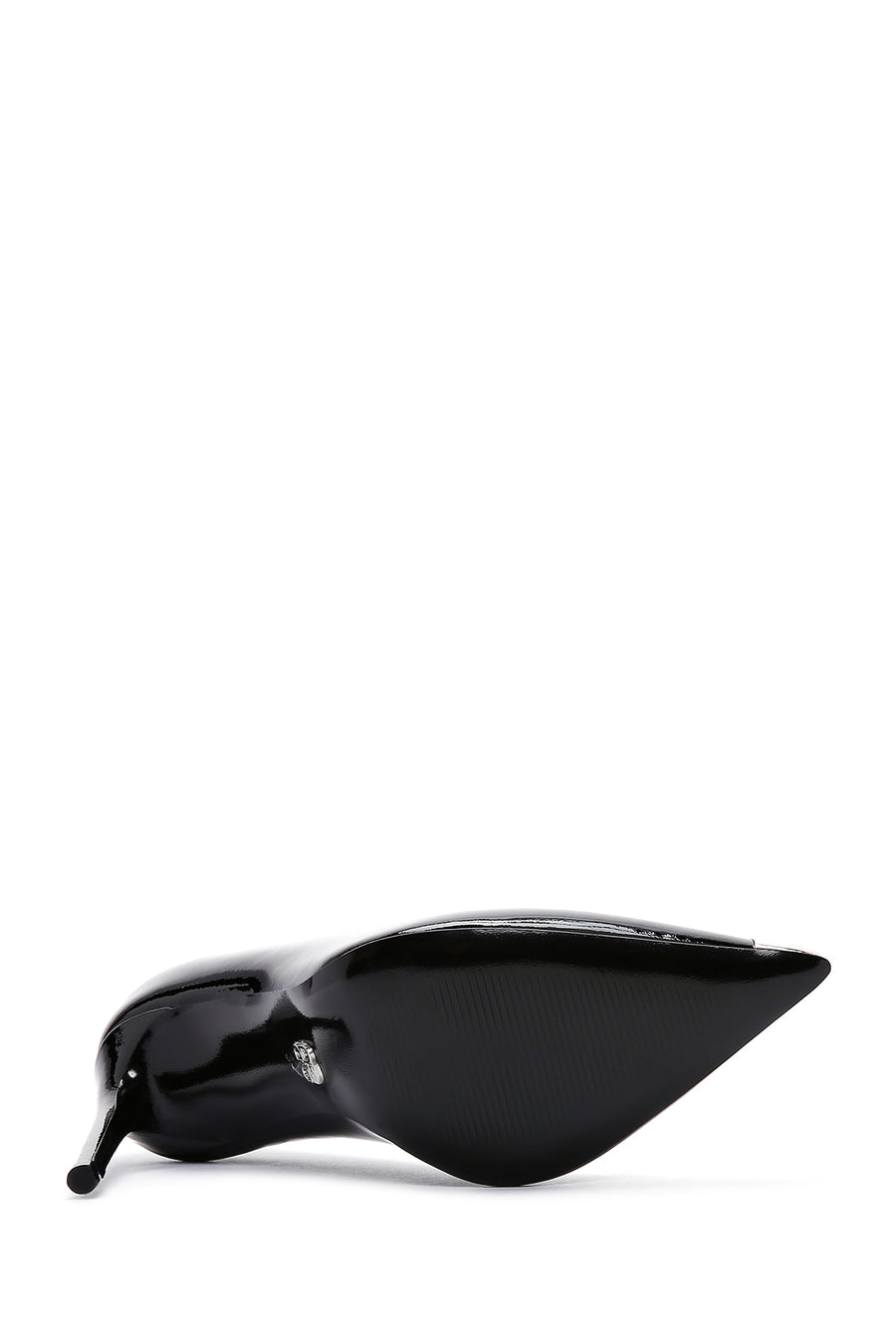 Women's Black Patent Leather High Thin Heel Stiletto