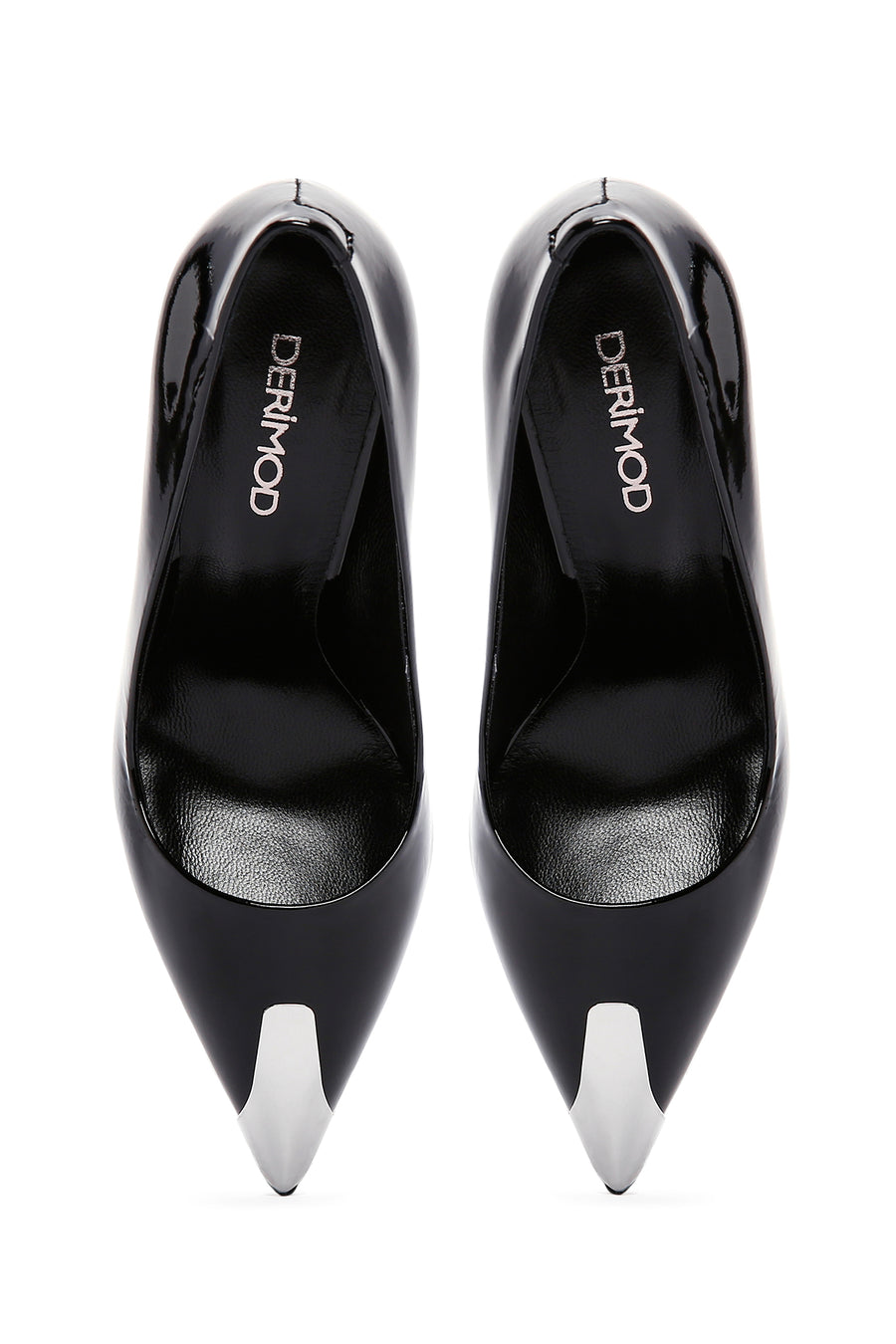 Women's Black Patent Leather High Thin Heel Stiletto