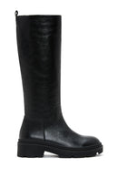 Women's Black Leather Boots | Derimod