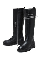 Women's Black Leather Boots | Derimod
