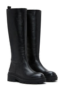 Women's Black Leather Boots | Derimod