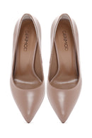 Women's Pink Leather Stiletto | Derimod