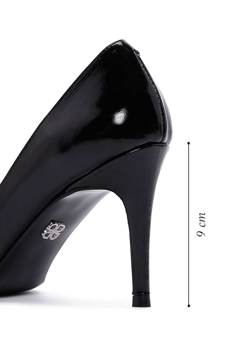 Women's Black Patent Leather Stiletto
