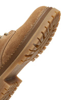 Women's Tan Suede Leather Boots | Derimod