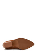 Kadın Taba Deri Topuklu Kovboy Western Bot | Derimod