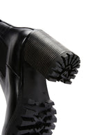 Women's Black Leather Heeled Chelsea Boots | Derimod